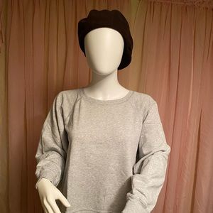 J. Crew Gray Bat Wing Sweatshirt